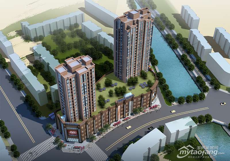 西城都市中心鸟瞰图