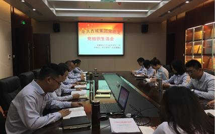 中共西城集团党总支组织开展“不忘初心，牢记使命”专题学习会